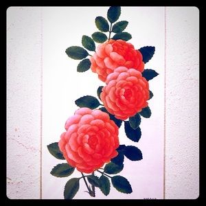 TEMPORARY PINK PEONY TATTOO 🌸